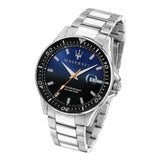 Buy Shop Maserati SFIDA Quartz Bue Dial Stainless Steel Watch For Men - R8853140001 USA Online