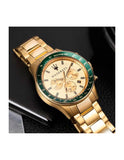 Buy Shop Maserati SFIDA Quartz Yellow Dial Gold Strap Watch For Men - R8873640005 USA Online