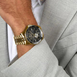 Buy Shop Maserati SFIDA Special Edition Automatic Black Dial Gold Steel Strap Watch for Men - R8823140012 USA Online