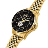 Buy Shop Maserati SFIDA Special Edition Automatic Black Dial Gold Steel Strap Watch for Men - R8823140012 USA Online