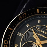 Buy Shop Maserati SFIDA Special Edition Automatic Black Dial Gold Steel Strap Watch for Men - R8823140012 USA Online