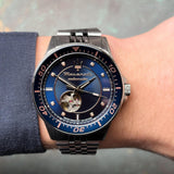 Buy Shop Maserati SFIDA Special Edition Automatic Blue Dial Silver Steel Strap Watch for Men - R8823140013 USA Online