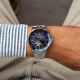 Buy Shop Maserati SFIDA Special Edition Automatic Blue Dial Silver Steel Strap Watch for Men - R8823140013 USA Online