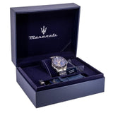 Buy Shop Maserati SFIDA Special Edition Automatic Blue Dial Silver Steel Strap Watch for Men - R8823140013 USA Online