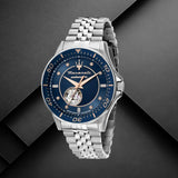 Buy Shop Maserati SFIDA Special Edition Automatic Blue Dial Silver Steel Strap Watch for Men - R8823140013 USA Online