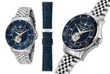 Buy Shop Maserati SFIDA Special Edition Automatic Blue Dial Silver Steel Strap Watch for Men - R8823140013 USA Online