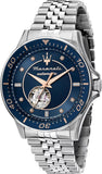 Buy Shop Maserati SFIDA Special Edition Automatic Blue Dial Silver Steel Strap Watch for Men - R8823140013 USA Online