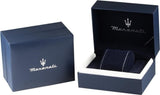 Buy Shop Maserati Sorpasso Chronograph Blue Dial Blue Leather Strap Watch for Men - R8871624009 USA Online