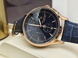 Buy Shop Maserati Sorpasso Chronograph Blue Dial Blue Leather Strap Watch for Men - R8871624009 USA Online