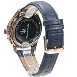 Buy Shop Maserati Sorpasso Chronograph Blue Dial Blue Leather Strap Watch for Men - R8871624009 USA Online