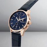 Buy Shop Maserati Sorpasso Chronograph Blue Dial Blue Leather Strap Watch for Men - R8871624009 USA Online