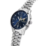 Buy Shop Maserati Sorpasso Chronograph Blue Dial Silver Steel Strap Watch for Men - R8873624004 USA Online