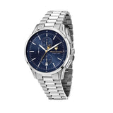 Buy Shop Maserati Sorpasso Chronograph Blue Dial Silver Steel Strap Watch for Men - R8873624004 USA Online