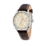 Buy Shop Maserati Sorpasso Chronograph White Dial Brown Leather Strap Watch for Men - R8871624010 USA Online