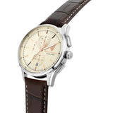 Buy Shop Maserati Sorpasso Chronograph White Dial Brown Leather Strap Watch for Men - R8871624010 USA Online