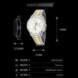 Buy Shop Maserati Sorpasso Chronograph White Dial Two Tone Steel Strap Watch for Men - R8873624003 USA Online