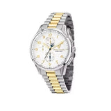 Buy Shop Maserati Sorpasso Chronograph White Dial Two Tone Steel Strap Watch for Men - R8873624003 USA Online