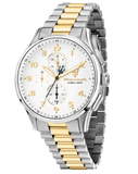 Buy Shop Maserati Sorpasso Chronograph White Dial Two Tone Steel Strap Watch for Men - R8873624003 USA Online
