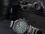 Buy Shop Maserati STILE Aqua Edition Black Dial Chronograph Watch For Men - R8873644001 USA Online