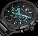 Buy Shop Maserati Stile Aqua Edition Chronograph Stainless Steel Watch For Men - R8873644001 USA Online
