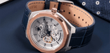 Maserati Stile Automatic Limited Edition White Dial Blue Leather Strap Watch For Men - R8821142001