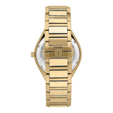 Buy Shop Maserati Stile Black Dial Gold Steel Strap Watch For Men - R8853142004 USA Online
