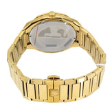 Buy Shop Maserati Stile Black Dial Gold Steel Strap Watch For Men - R8853142004 USA Online