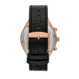 Buy Shop Maserati Stile Black Matte Dial Black Leather Strap Watch For Men - R8871642001 USA Online