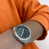 Buy Shop Maserati Stile Blue Dial Silver Steel Strap Watch For Men - R8853142006 USA Online