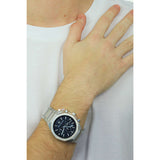 Buy Shop Maserati Stile Blue Dial Silver Steel Strap Watch For Men - R8873642006 USA Online