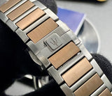 Buy Shop Maserati Stile Chronograph Blue Dial Rose Gold Two Tone Strap Watch For Men - R8873642002 USA Online