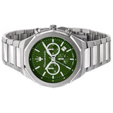 Buy Shop Maserati Stile Chronograph Green Dial Silver Steel Strap Watch for Men - R8873642011 USA Online