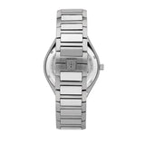 Buy Shop Maserati Stile Skeleton Automatic Black Dial Silver Steel Strap Watch For Men - R8823142002 USA Online