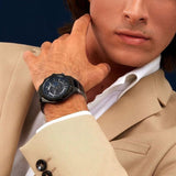 Buy Shop Maserati Stile Skeleton Chronograph Blue Dial Grey Steel Strap Watch for Men - R8873642012 USA Online