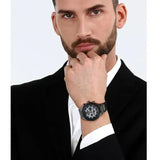 Buy Shop Maserati Stile Skeleton Chronograph Blue Dial Grey Steel Strap Watch for Men - R8873642012 USA Online