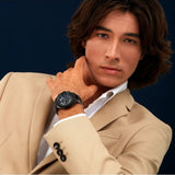 Buy Shop Maserati Stile Skeleton Chronograph Blue Dial Grey Steel Strap Watch for Men - R8873642012 USA Online