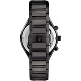 Buy Shop Maserati Stile Skeleton Chronograph Blue Dial Grey Steel Strap Watch for Men - R8873642012 USA Online