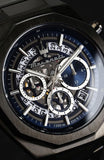 Buy Shop Maserati Stile Skeleton Chronograph Blue Dial Grey Steel Strap Watch for Men - R8873642012 USA Online