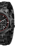 Buy Shop Maserati Successo 44mm Black Dial Black Steel Strap Watch For Men - R8873621014 USA Online