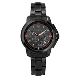 Buy Shop Maserati Successo 44mm Black Dial Black Steel Strap Watch For Men - R8873621014 USA Online