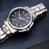 Buy Shop Maserati Successo 44mm Solar Blue Stainless Steel Watch For Men - R8873645004 USA Online