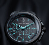 Buy Shop Maserati Successo Aqua Edition Black Dial Stainless Steel Strap Watch For Men - R8873644003 USA Online