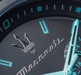 Buy Shop Maserati Successo Aqua Edition Black Dial Stainless Steel Strap Watch For Men - R8873644003 USA Online