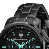 Buy Shop Maserati Successo Aqua Edition Black Dial Stainless Steel Strap Watch For Men - R8873644003 USA Online