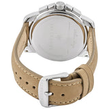 Buy Shop Maserati Successo Black Dial Beige Leather Strap Watch For Men - R8851121004 USA Online