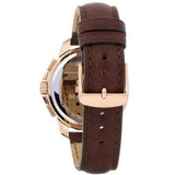 Buy Shop Maserati Successo Brown Dial Brown Leather Strap Watch For Men - R8871621004 USA Online