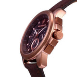 Buy Shop Maserati Successo Brown Dial Brown Leather Strap Watch For Men - R8871621004 USA Online