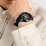 Buy Shop Maserati Successo Chronograph Blue Dial Blue Rubber Strap Watch for Men - R8871621044 USA Online