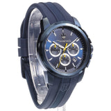 Buy Shop Maserati Successo Chronograph Blue Dial Blue Rubber Strap Watch for Men - R8871621044 USA Online