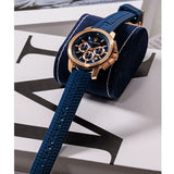 Buy Shop Maserati Successo Chronograph Blue Dial Blue Silicone Strap Watch for Men - R8871621034 USA Online